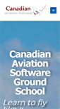 Mobile Screenshot of canadianaviationsoftware.com